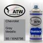 Preview: Chevrolet, Gray Metallic, 90 / WA8798: 400ml Sprühdose, von ATW Autoteile West.